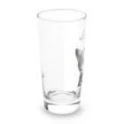 はんなり女史の眠たい猫 Long Sized Water Glass :left