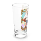 くまうさショップのサッカーくま Long Sized Water Glass :left