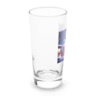 tamabestのなまはげ（？）とヒグマ Long Sized Water Glass :left