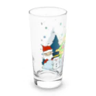 ブッディズムのほーはいさんクリスマス Long Sized Water Glass :left