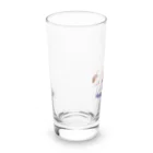 かわいい女の子とシュールな絵のアリスマーガレットちゃん Long Sized Water Glass :left