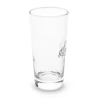 ねこ鉄道の温泉猫 Long Sized Water Glass :left