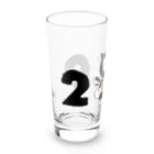 ZUKINDOGSのお肉大好き忍犬ふうが Long Sized Water Glass :left