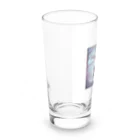 神秘的な動物達の神秘的な鹿 Long Sized Water Glass :left