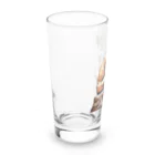 Urban A24の【Thinks】考える犬 Thinking Dog Long Sized Water Glass :left