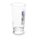 Artful Whiskersの一人旅の少女 Long Sized Water Glass :left