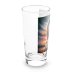 Artful Whiskersの草原の君主 - 堂々たるライオン Long Sized Water Glass :left