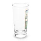 浮世絵屋の広重「冨二三十六景⑧　東都あすか山」歌川広重の浮世絵 Long Sized Water Glass :left