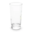 ポンキチはうすの緑茶って、いいね！ Long Sized Water Glass :left