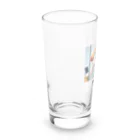 はらの健康第一の犬 Long Sized Water Glass :left