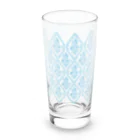 ビーフオアチキンアンドスープのダマスク柄ロンググラス サックスブルー Long Sized Water Glass :left