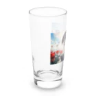 yokogao_styleの2月の誕生花(チューリップ)と横顔 Long Sized Water Glass :left