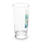 桜猫店-sakuraneko-の釣り猫君 Long Sized Water Glass :left