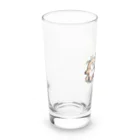 Friendly Faunaのたぬきダンサー Long Sized Water Glass :left