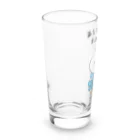 karo///illustrationのメッセージにゃんこシリーズ   あなたはネコの下僕です Long Sized Water Glass :left