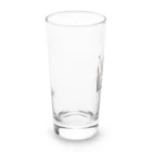 ∬ちゃむまちゃ∬(正月SP荒野の光)のまちゃのイラストグッツ Long Sized Water Glass :left