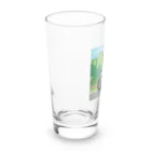 Tomochan商店のパンダがロードレーサーに Long Sized Water Glass :left