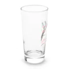 やさぐれちゃんの春の花と猫 Long Sized Water Glass :left