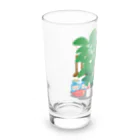 AckeeWolf Art Shopの可愛い子猫のミルクタイム Long Sized Water Glass :left