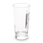 ソラトラの青目の猫 Long Sized Water Glass :left