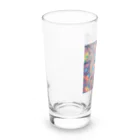 サイケデリックな世界の奇妙な動物達 Long Sized Water Glass :left