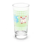 うちゃびっとやさん。の【usabit】けもびっとgreen Long Sized Water Glass :left