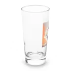 パパショップのかわいらしい牛が消防士 Long Sized Water Glass :left