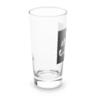 ぺけぽんオリジナルグッズの文字（パンダもふもふ） Long Sized Water Glass :left