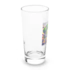 monpinのtorannsufo-mu　ぶろっこにゃん Long Sized Water Glass :left