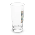 saqui.comのブルーのアラベスク Long Sized Water Glass :left