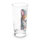 washi-and-washichanのゲス猫 Long Sized Water Glass :left