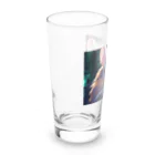 usubokeの「夢のような夜の世界、ハムスターのアニメチックな冒険！」 Long Sized Water Glass :left