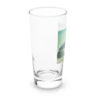 hinn-ketuの２、明日へ向かって泳ぐカメ Long Sized Water Glass :left