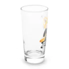 loveclonesのレッサーパンダ 0625 ZOOロゴ りんご大好き柄 Long Sized Water Glass :left