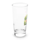 ukyoozakiのにんじんを食べてるウサギ Long Sized Water Glass :left