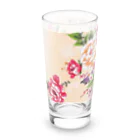 Love taiwanの台湾の伝統的な花柄 (牡丹ピンク) / ロンググラス Long Sized Water Glass :left