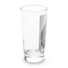 ZZRR12の共鳴の瞬間、愛あるキリンの微笑み Long Sized Water Glass :left