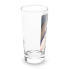 AIオリジナルイラスト　美女男子の金髪で美人な彼女 Long Sized Water Glass :left