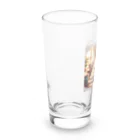 Cat-To-Critter-Fashionのほのぼのな猫 Long Sized Water Glass :left