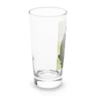 可愛い動物のカメレオン Long Sized Water Glass :left