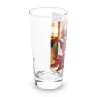 猫かぶりの豆まき猫 Long Sized Water Glass :left