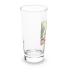 mari0909の可愛らしいシマリスのエプロン姿 Long Sized Water Glass :left