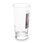 TemTako10のドット絵　ホラーキャット Long Sized Water Glass :left