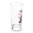 waterpandaのパンダと桜 Long Sized Water Glass :left