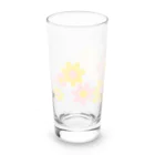 kazeou（風王）のレトロ風花(ドット)YP透過 Long Sized Water Glass :left