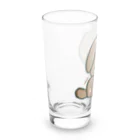 もっちーもちもちのふんばるわんこ Long Sized Water Glass :left