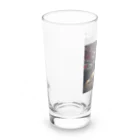 NiTiのガレージにいる犬 Long Sized Water Glass :left