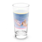 アニマル四字熟語の『天使』　ヴィーナスの誕生 (カバネル)の天使　 Long Sized Water Glass :left