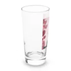 クロネコ屋のクロネコとハート Long Sized Water Glass :left