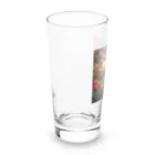 どうぶつやのハワイ　サーフィン Long Sized Water Glass :left